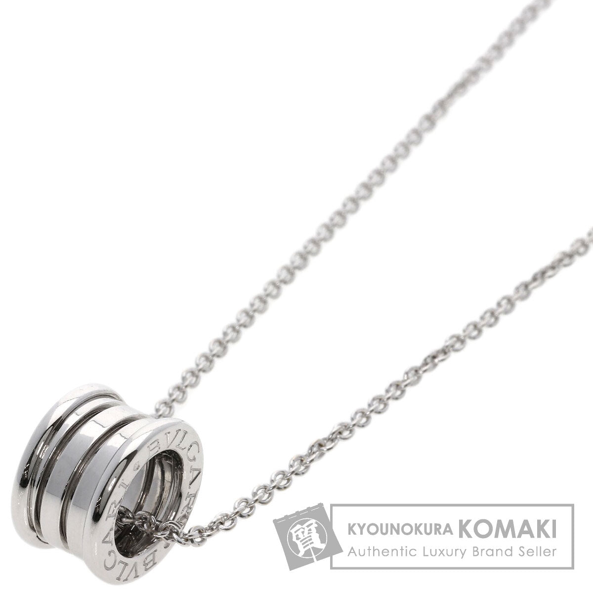 BVLGARI B.zero1 Necklace K18 White Gold Ladies [Used]
