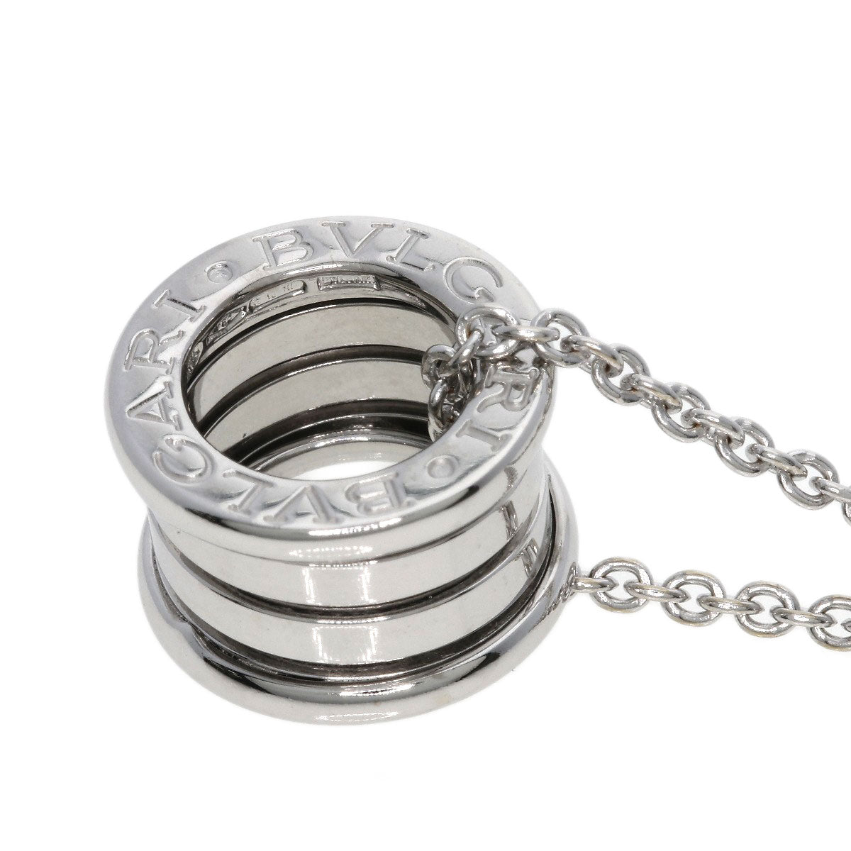 BVLGARI B.zero1 Necklace K18 White Gold Ladies [Used]
