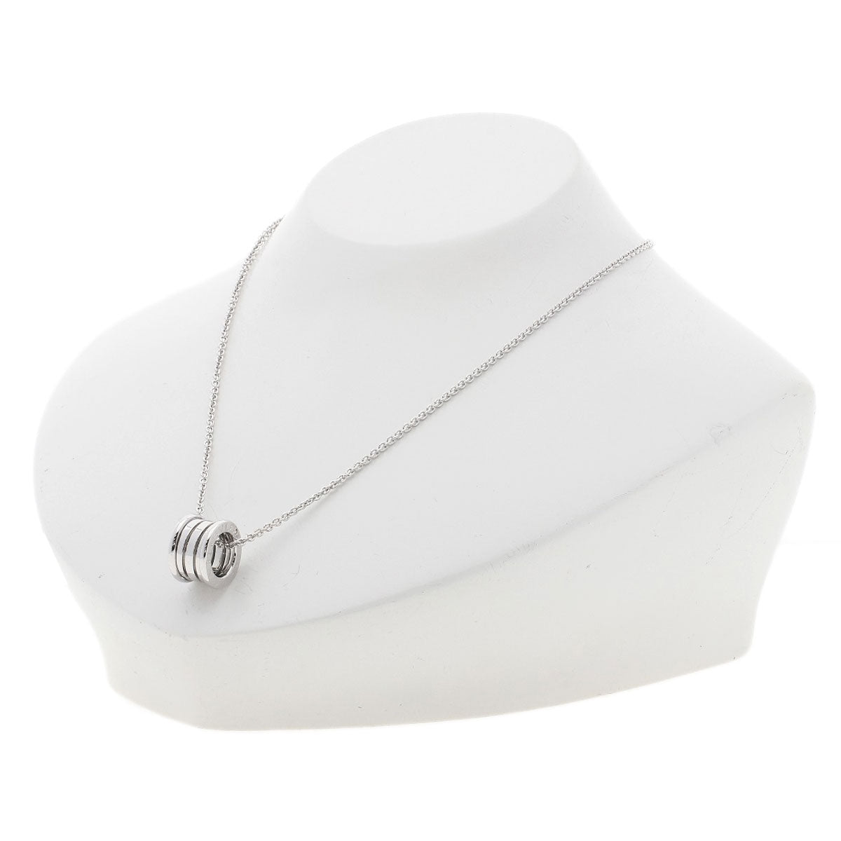 BVLGARI B.zero1 Necklace K18 White Gold Ladies [Used]