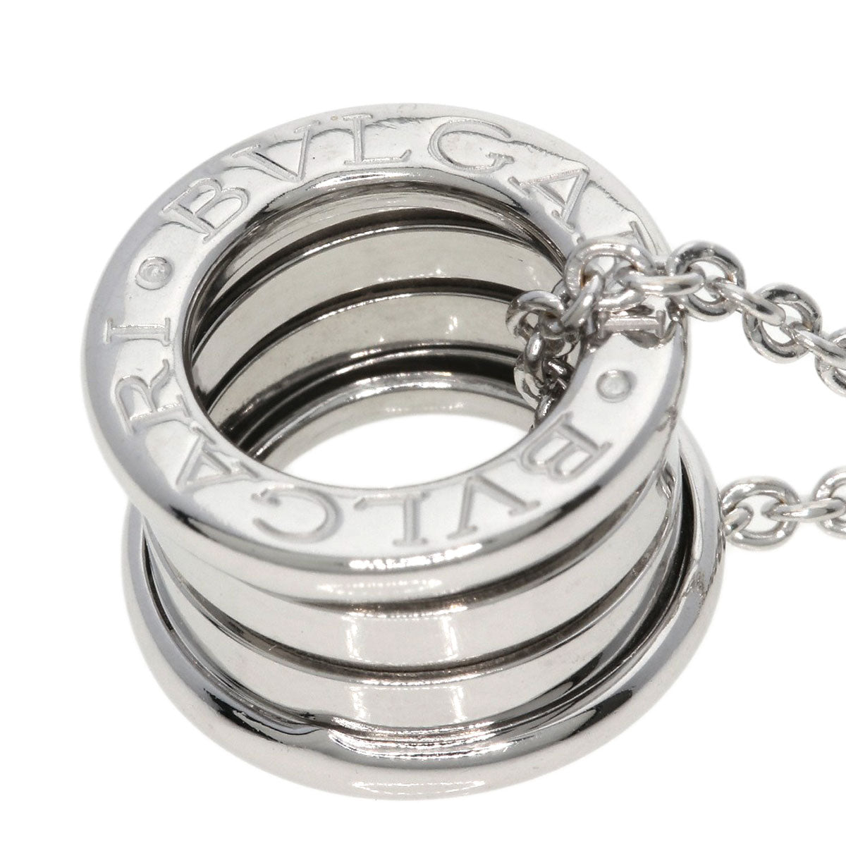BVLGARI B.zero1 Necklace K18 White Gold Ladies [Used]