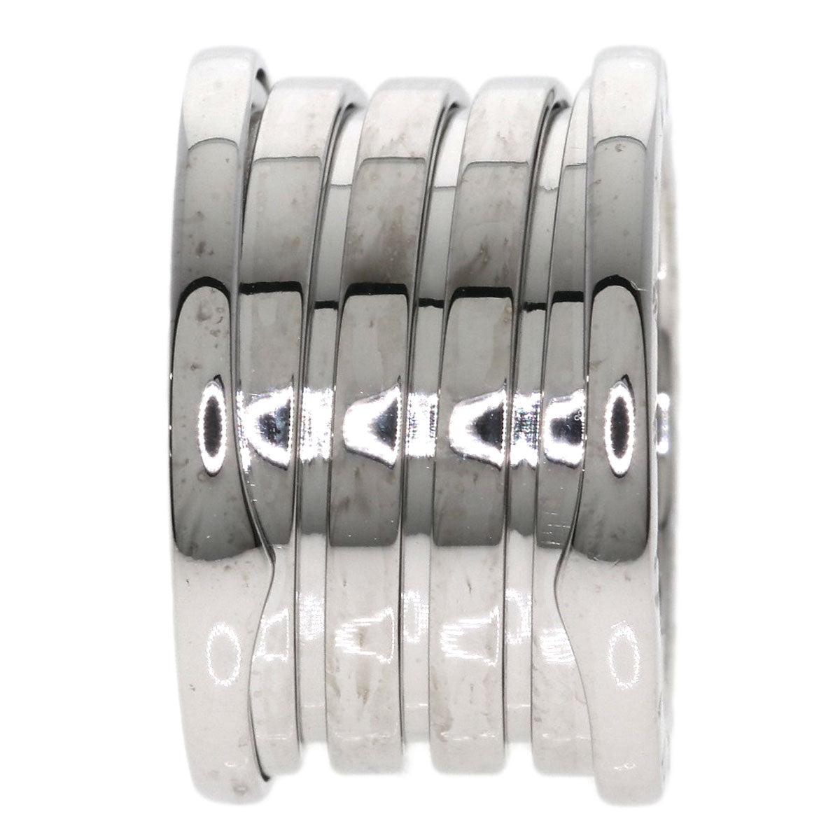 BVLGARI B.zero1 3 band #52 Ring K18 White Gold Ladies [Used]