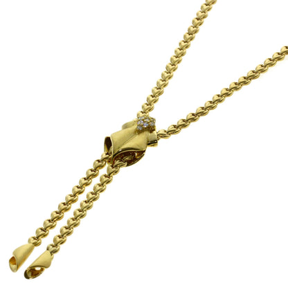 Jeunet Diamond Necklace K18 Yellow Gold Ladies [Used]