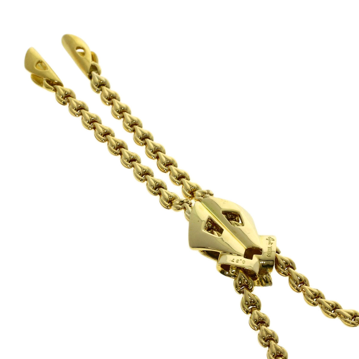 Jeunet Diamond Necklace K18 Yellow Gold Ladies [Used]