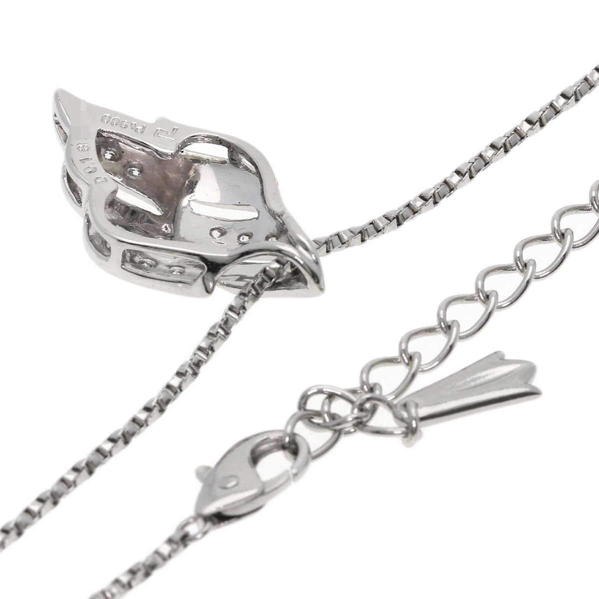 POLA Diamond Necklace Platinum PT900 Ladies [Used]