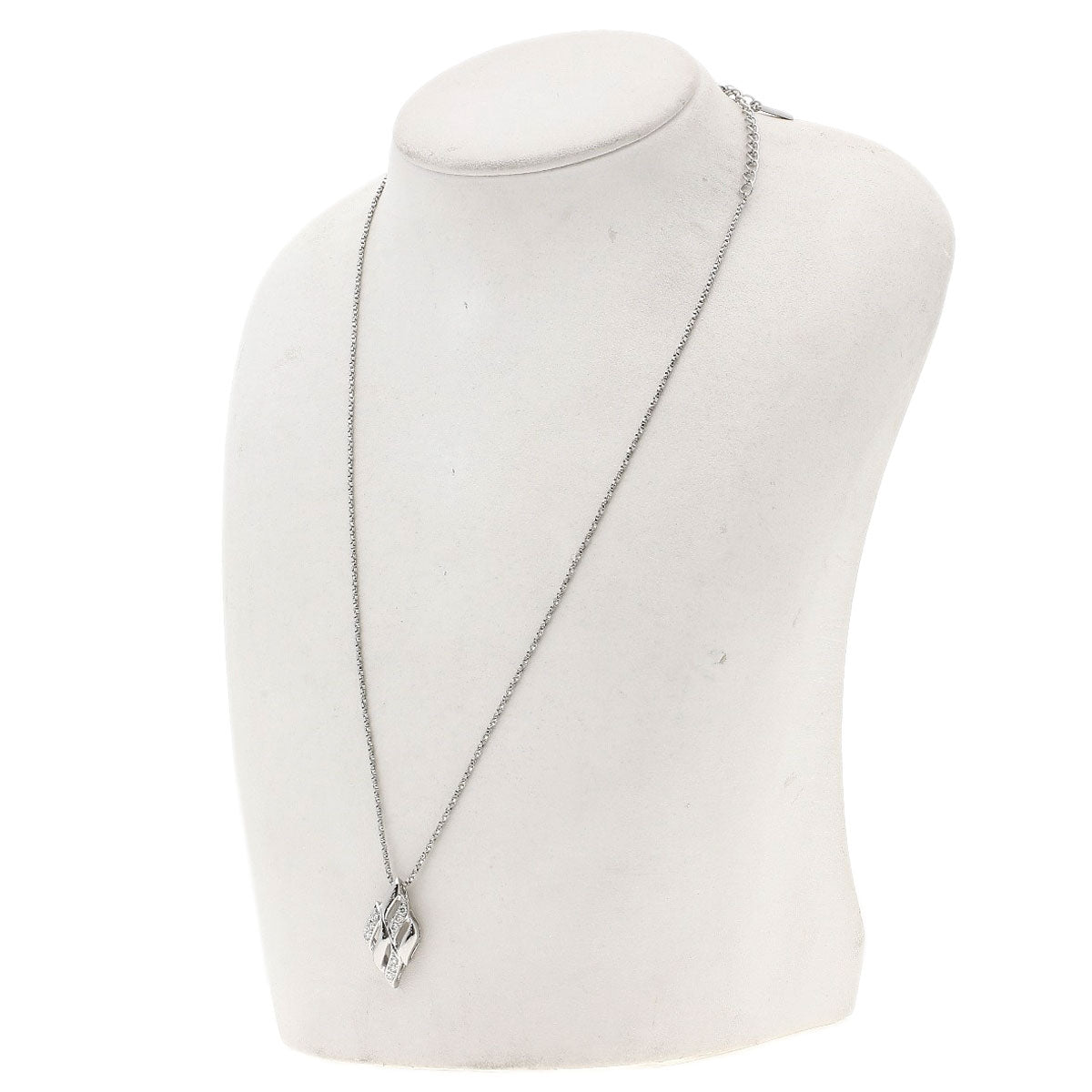 POLA Diamond Necklace Platinum PT900 Ladies [Used]