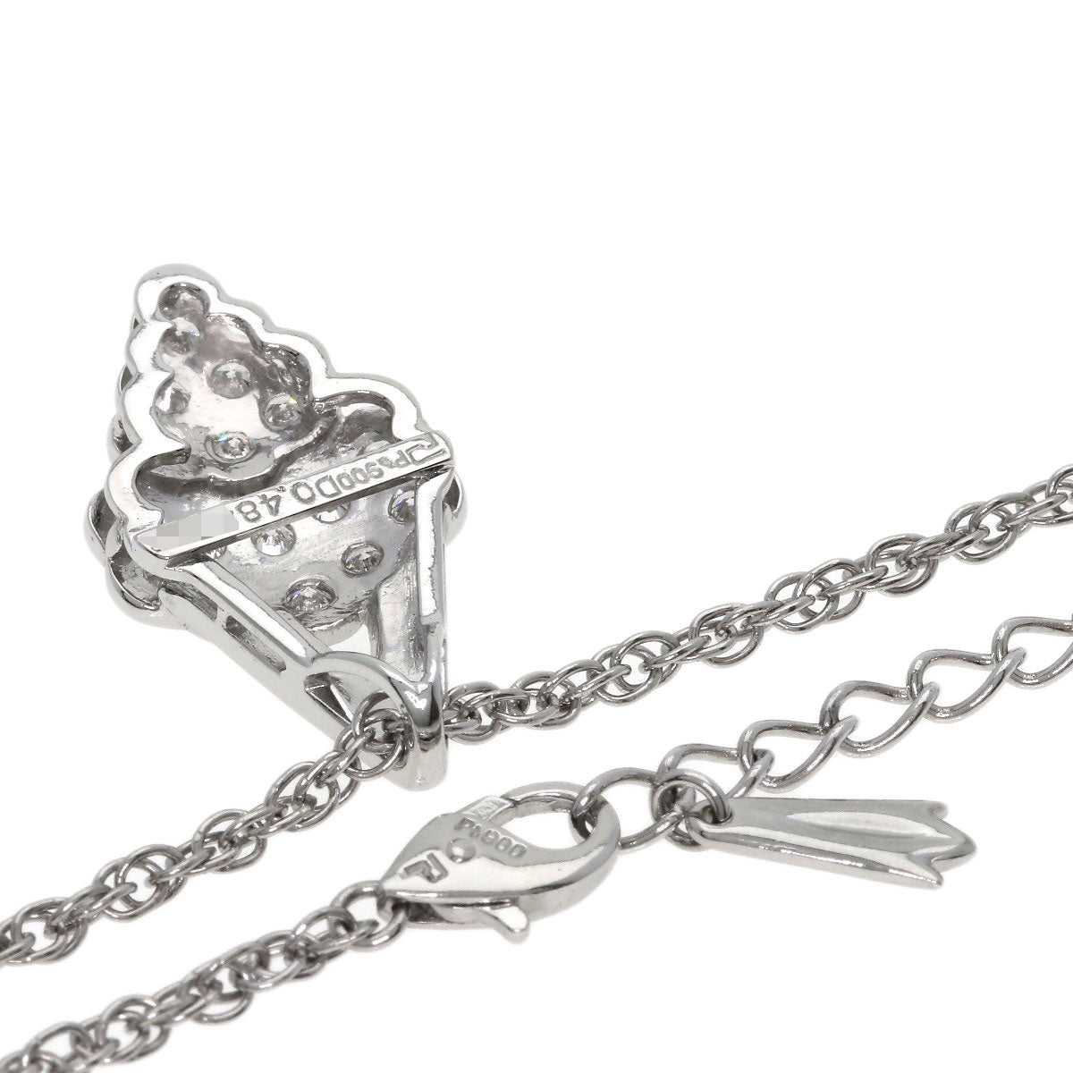 POLA Diamond Necklace Platinum PT900 Ladies [Used]