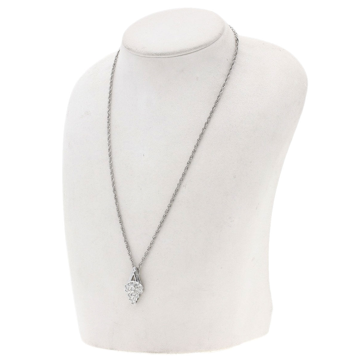 POLA Diamond Necklace Platinum PT900 Ladies [Used]