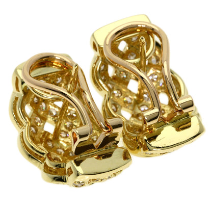 1.94ct Diamond earring K18 Yellow Gold 13g　Ladies