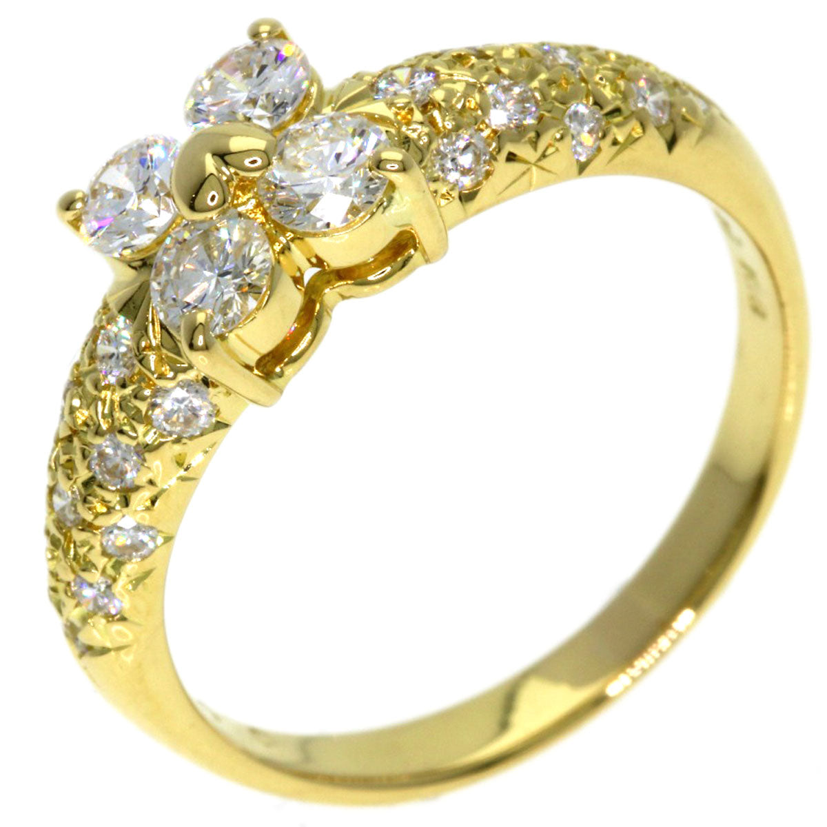 TASAKI Diamond Ring K18 Yellow Gold Ladies [Used]