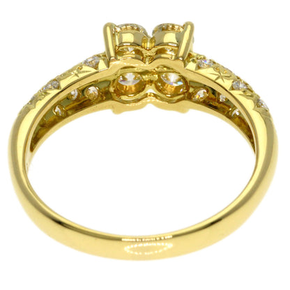 TASAKI Diamond Ring K18 Yellow Gold Ladies [Used]