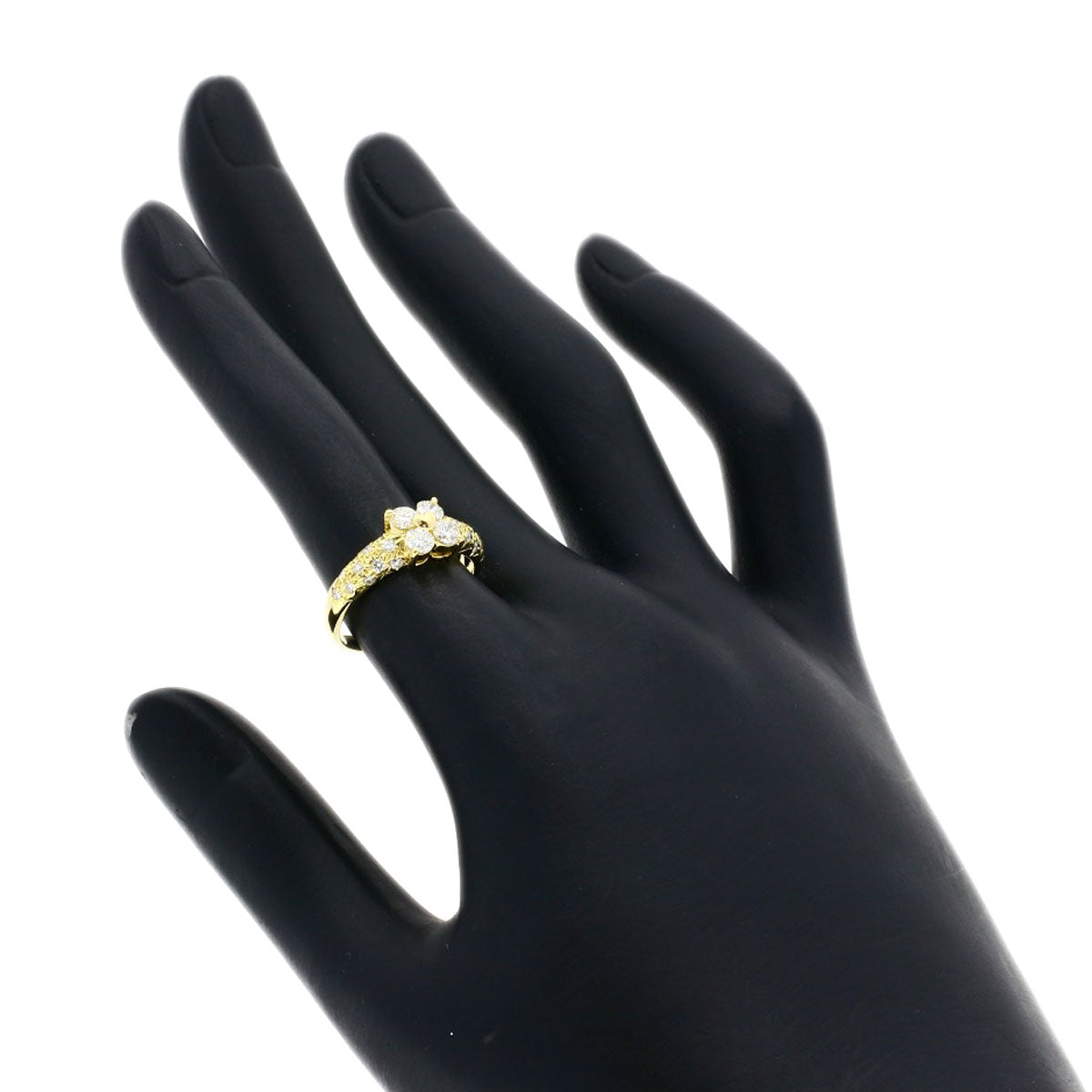 TASAKI Diamond Ring K18 Yellow Gold Ladies [Used]