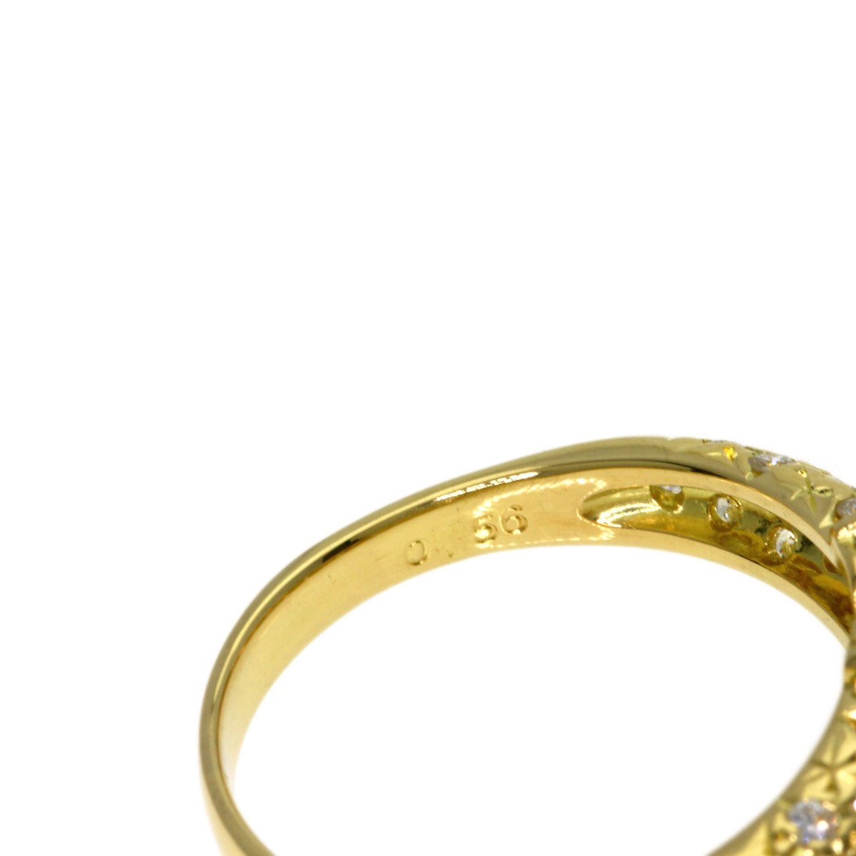TASAKI Diamond Ring K18 Yellow Gold Ladies [Used]