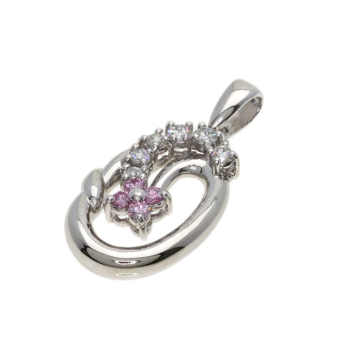TASAKI Diamond Pendant top Platinum PT900 Ladies [Used]