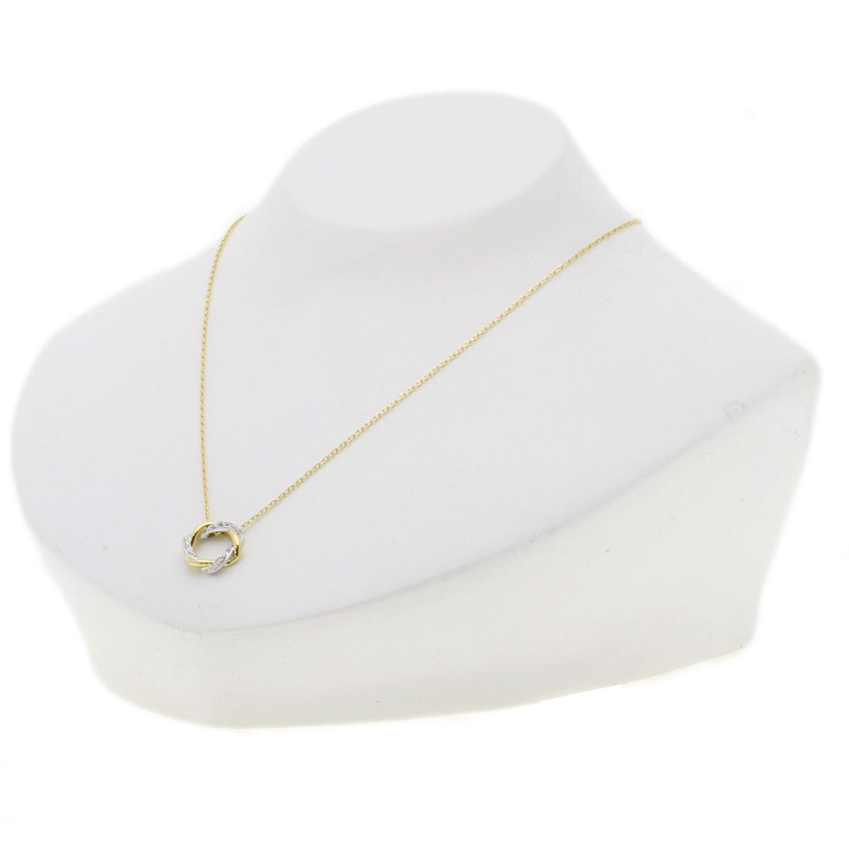 VENDOME Diamond Necklace K18 Yellow Gold K18 White GoldLadies [Used]