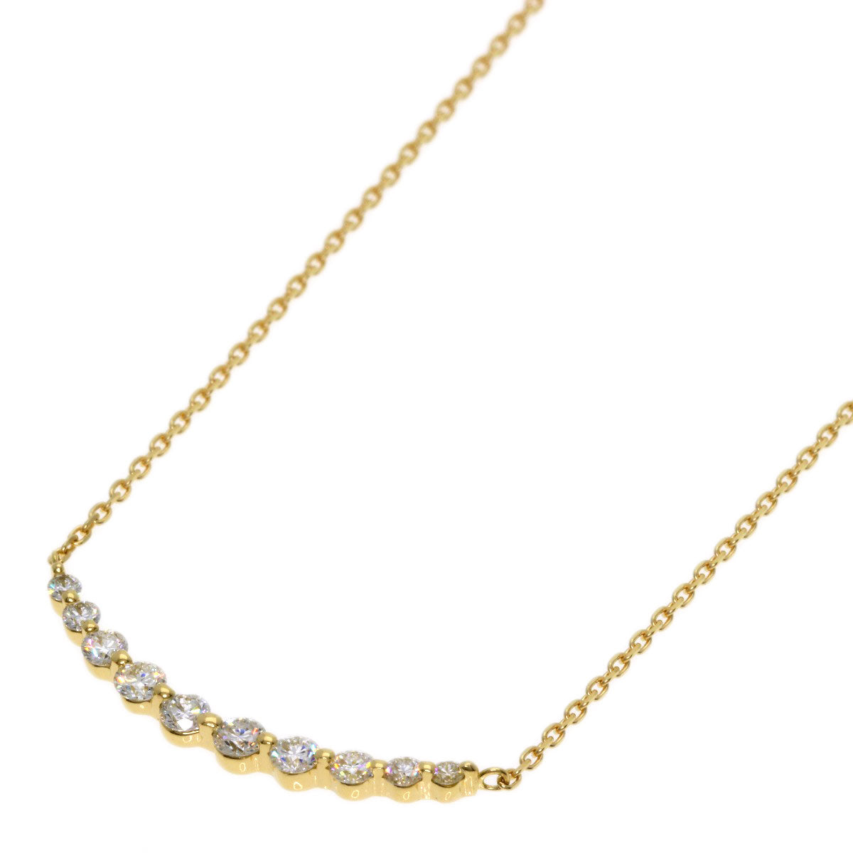 VENDOME Diamond Necklace K18 Yellow Gold Ladies [Used]