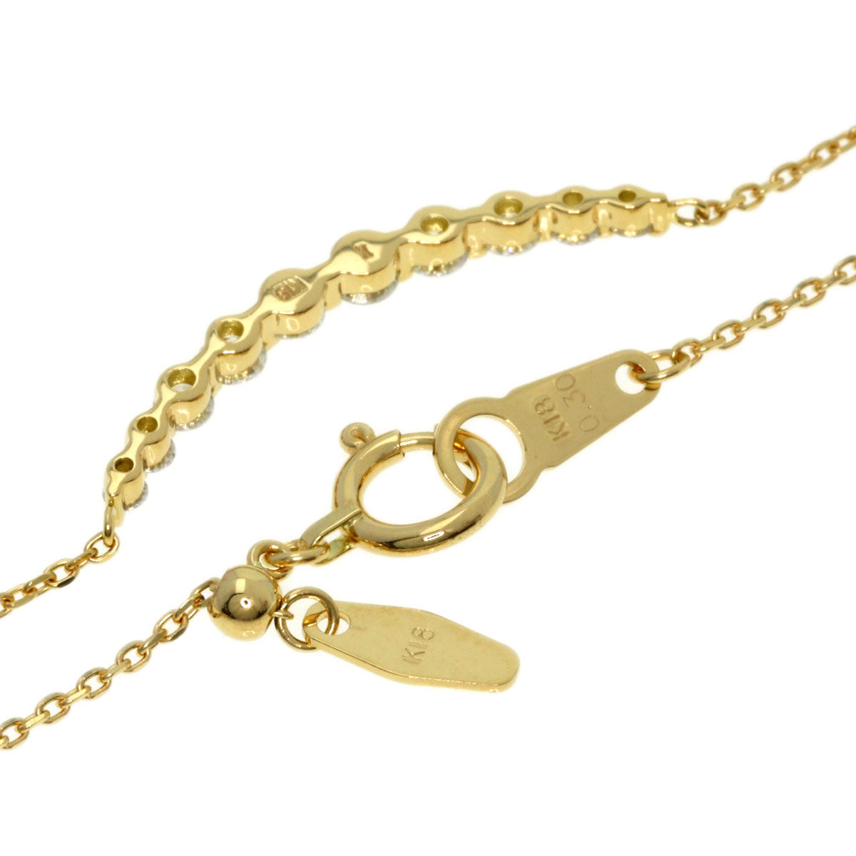 VENDOME Diamond Necklace K18 Yellow Gold Ladies [Used]