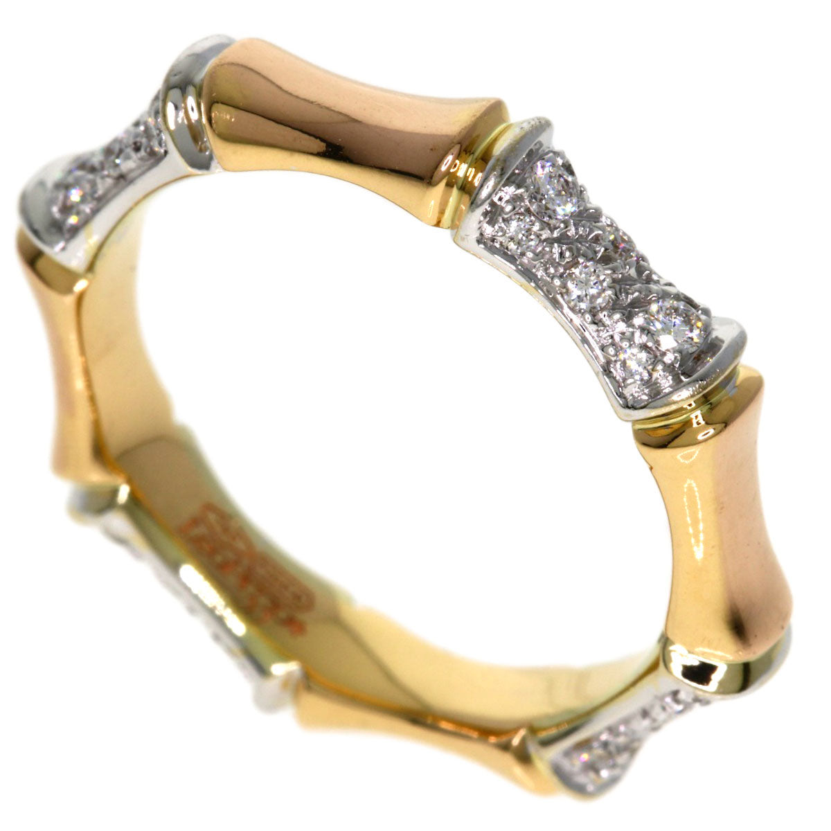 Leopizzo Diamond Ring K18 Pink Gold 5.1g　Ladies