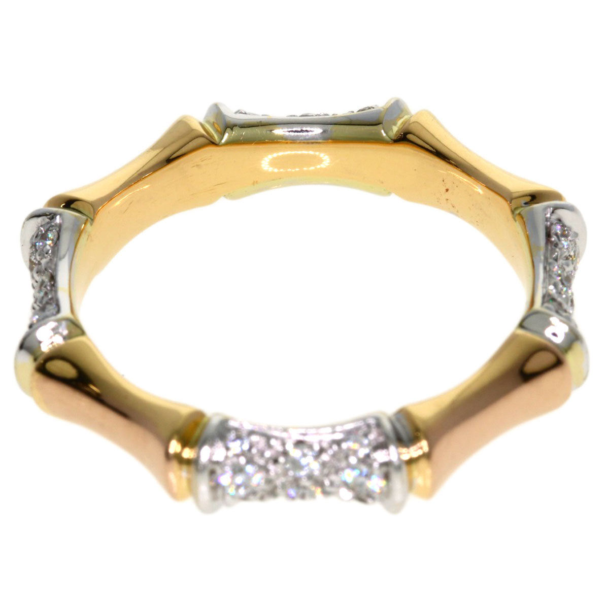 Leopizzo Diamond Ring K18 Pink Gold 5.1g　Ladies