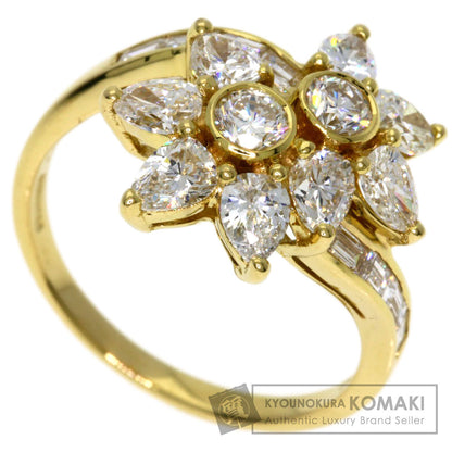 MOUAWAD Diamond Ring K18 Yellow Gold Ladies [Used]