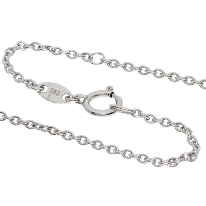 WALTHAM Diamond Necklace K18 White Gold Ladies [Used]