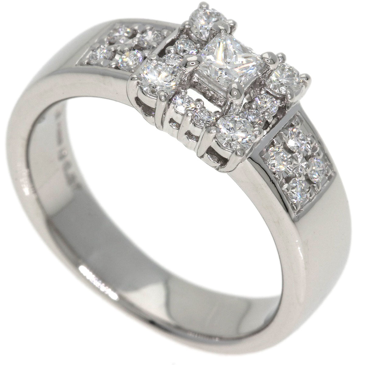 POLA Diamond Ring Platinum PT900 Ladies [Used]