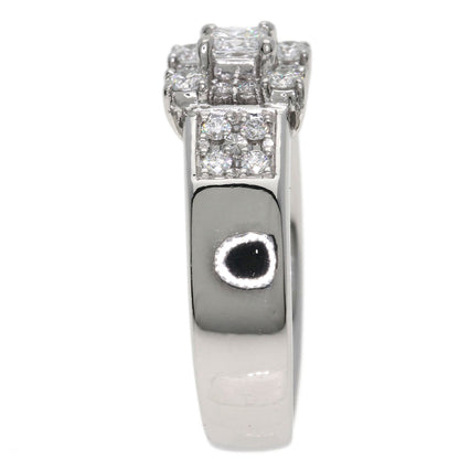 POLA Diamond Ring Platinum PT900 Ladies [Used]