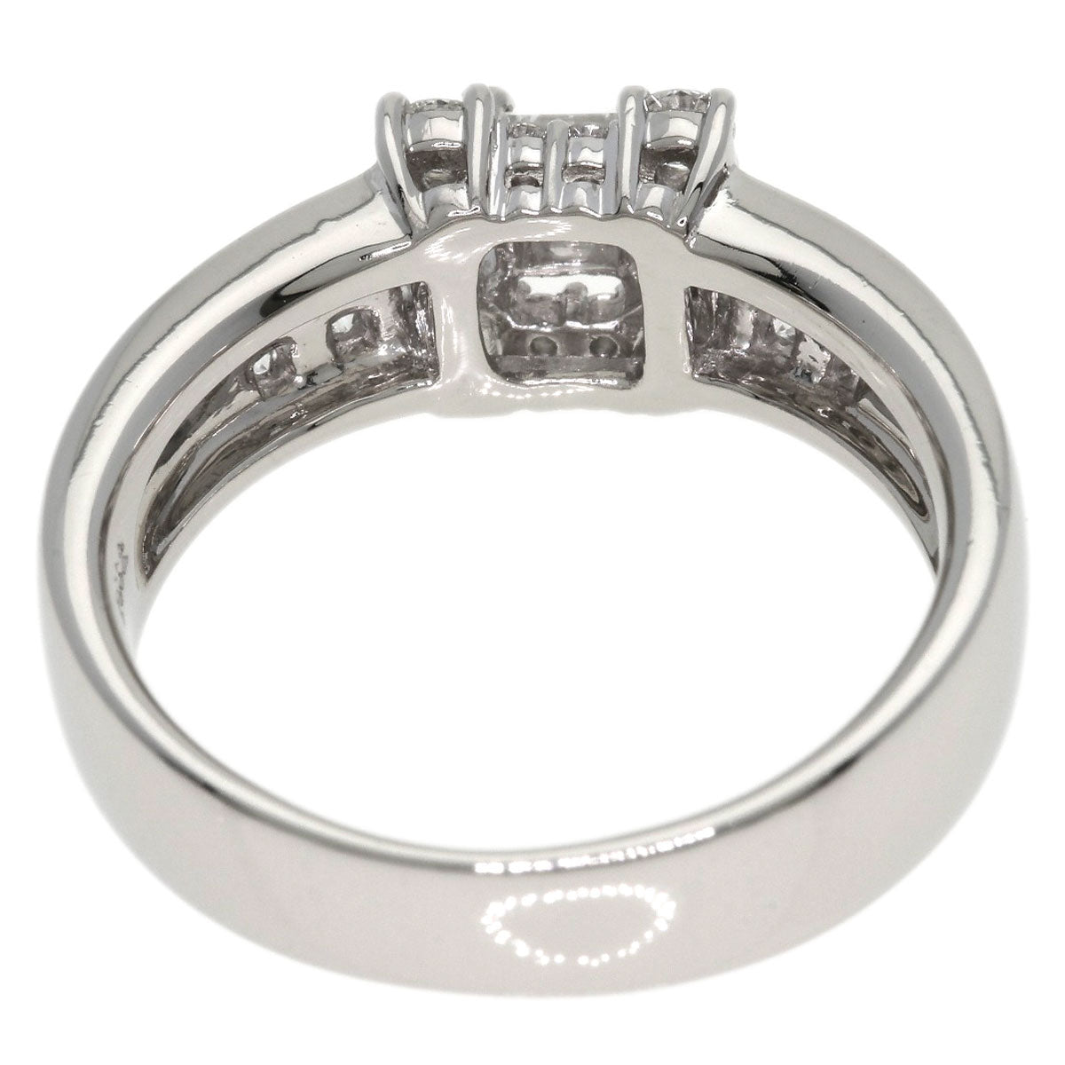 POLA Diamond Ring Platinum PT900 Ladies [Used]