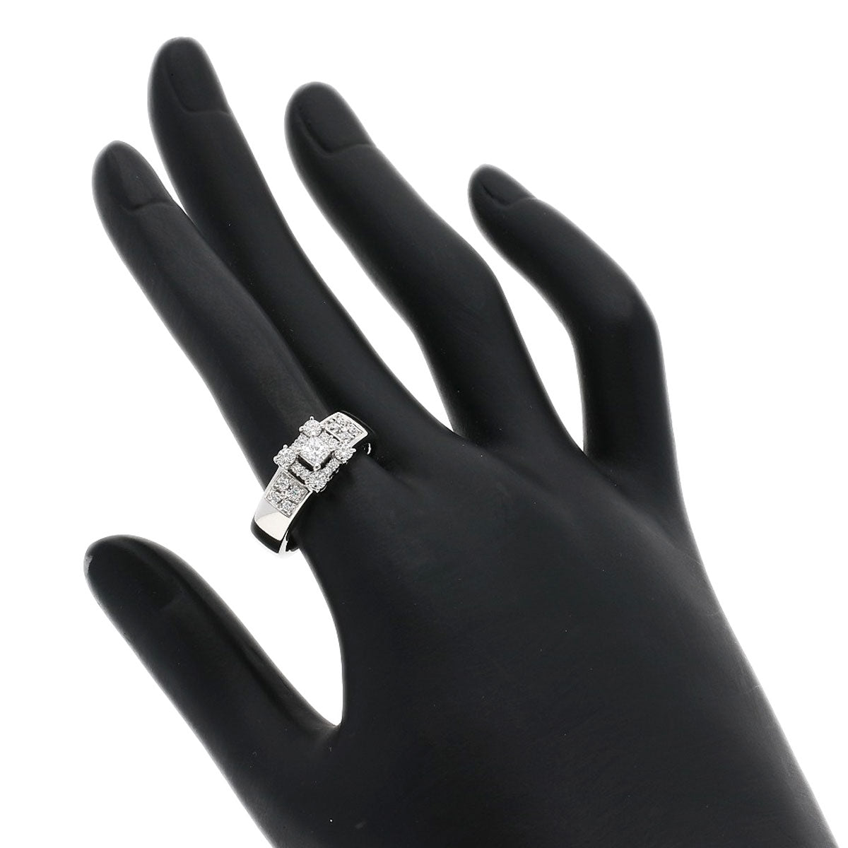 POLA Diamond Ring Platinum PT900 Ladies [Used]