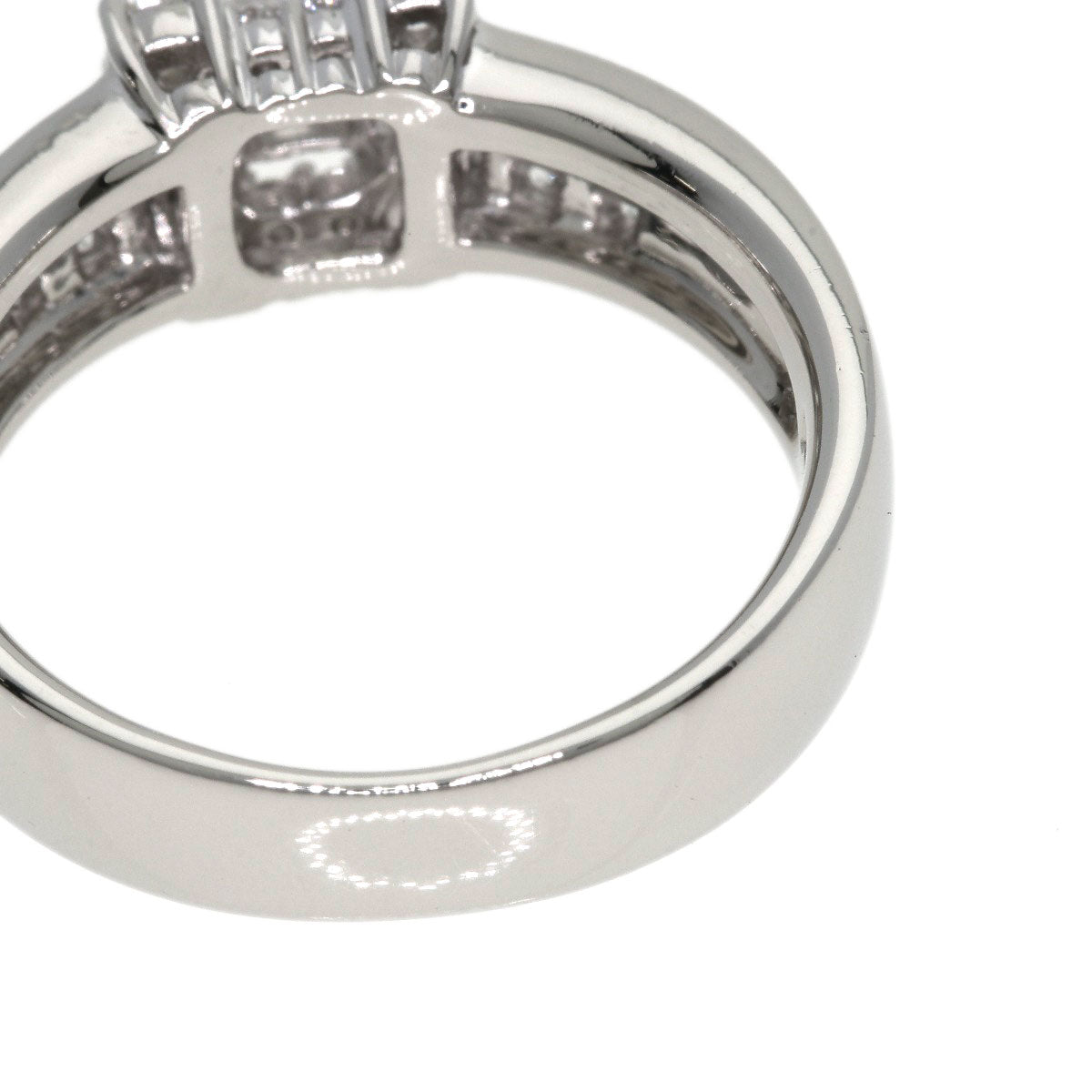 POLA Diamond Ring Platinum PT900 Ladies [Used]