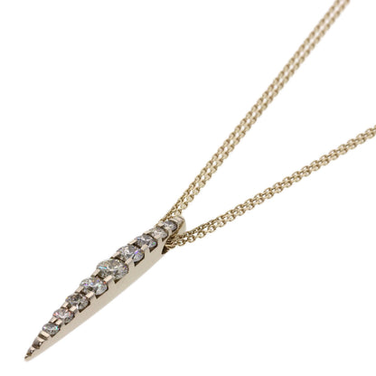 Kashikey Naked Brown Diamond Necklace K18BG Ladies [Used]