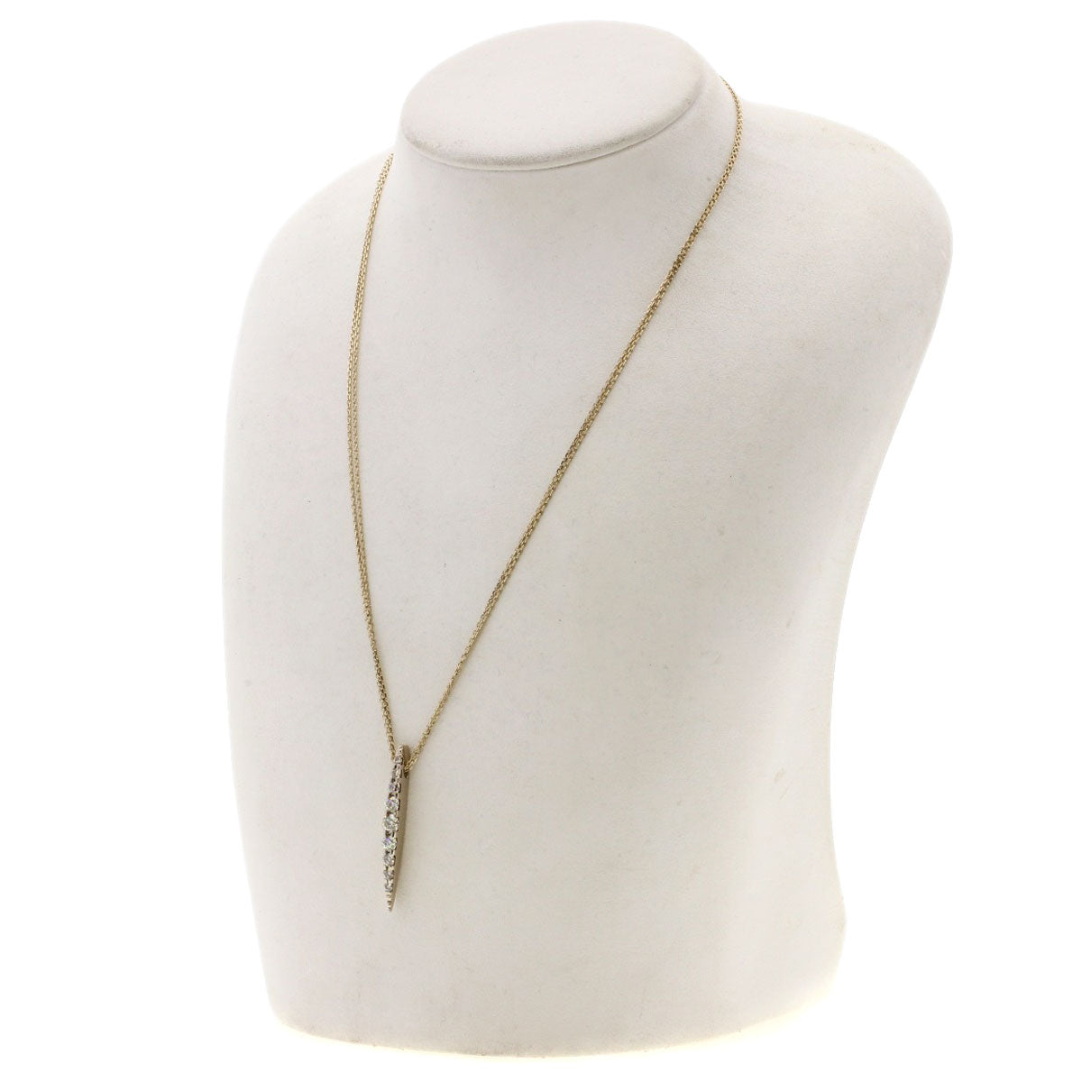 Kashikey Naked Brown Diamond Necklace K18BG Ladies [Used]