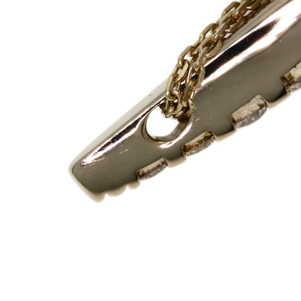 Kashikey Naked Brown Diamond Necklace K18BG Ladies [Used]