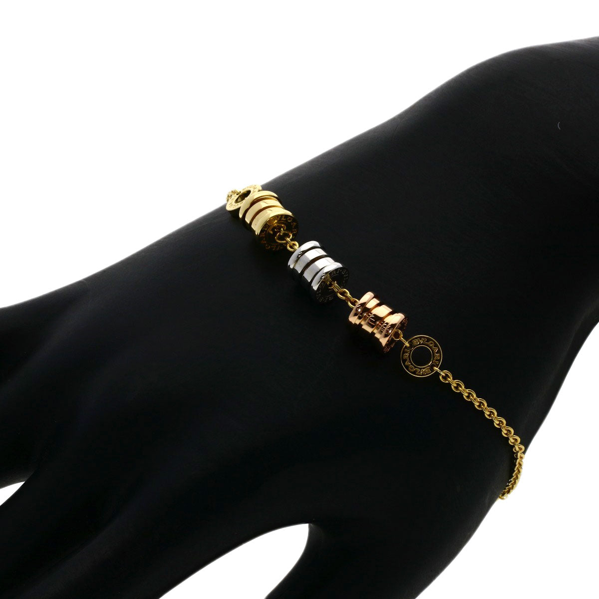 BVLGARI B.zero1 element Bracelet K18 Yellow Gold K18 White GoldLadies [Used]