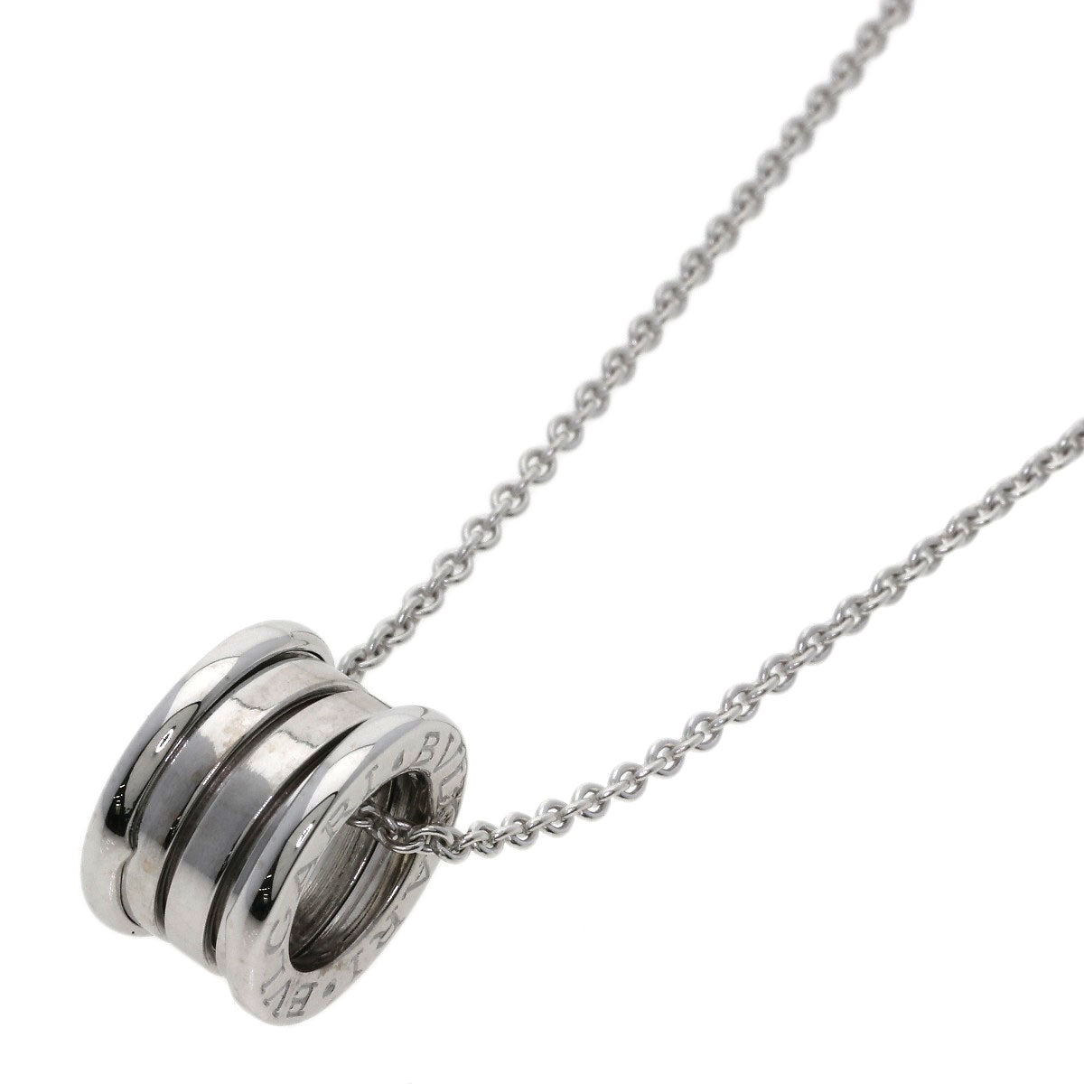 BVLGARI B.zero1 Necklace K18 White Gold Ladies [Used]