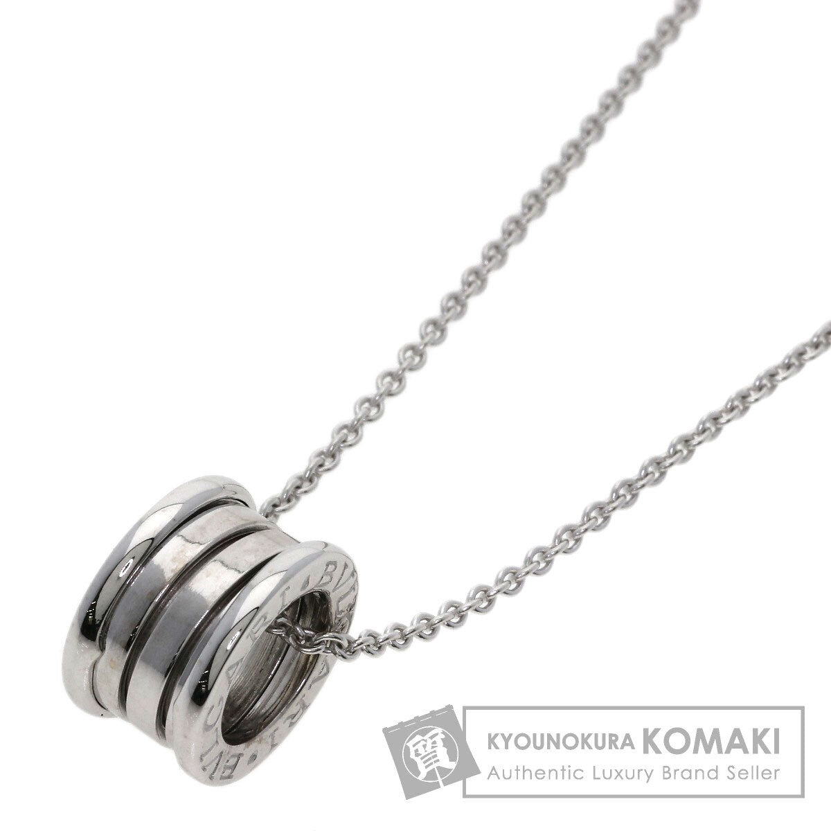 BVLGARI B.zero1 Necklace K18 White Gold Ladies [Used]