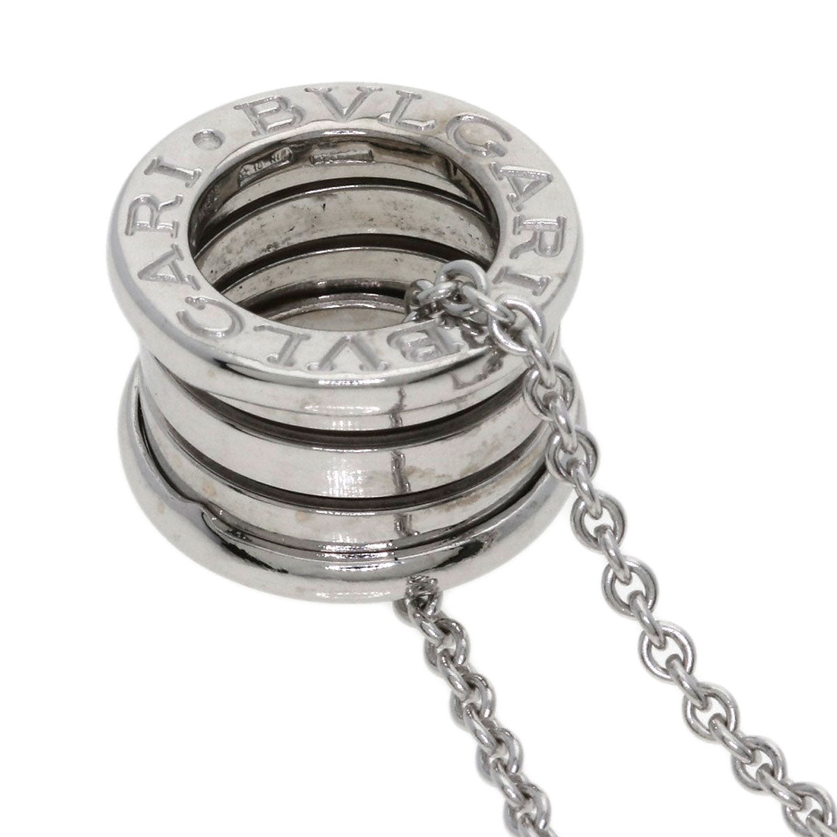 BVLGARI B.zero1 Necklace K18 White Gold Ladies [Used]