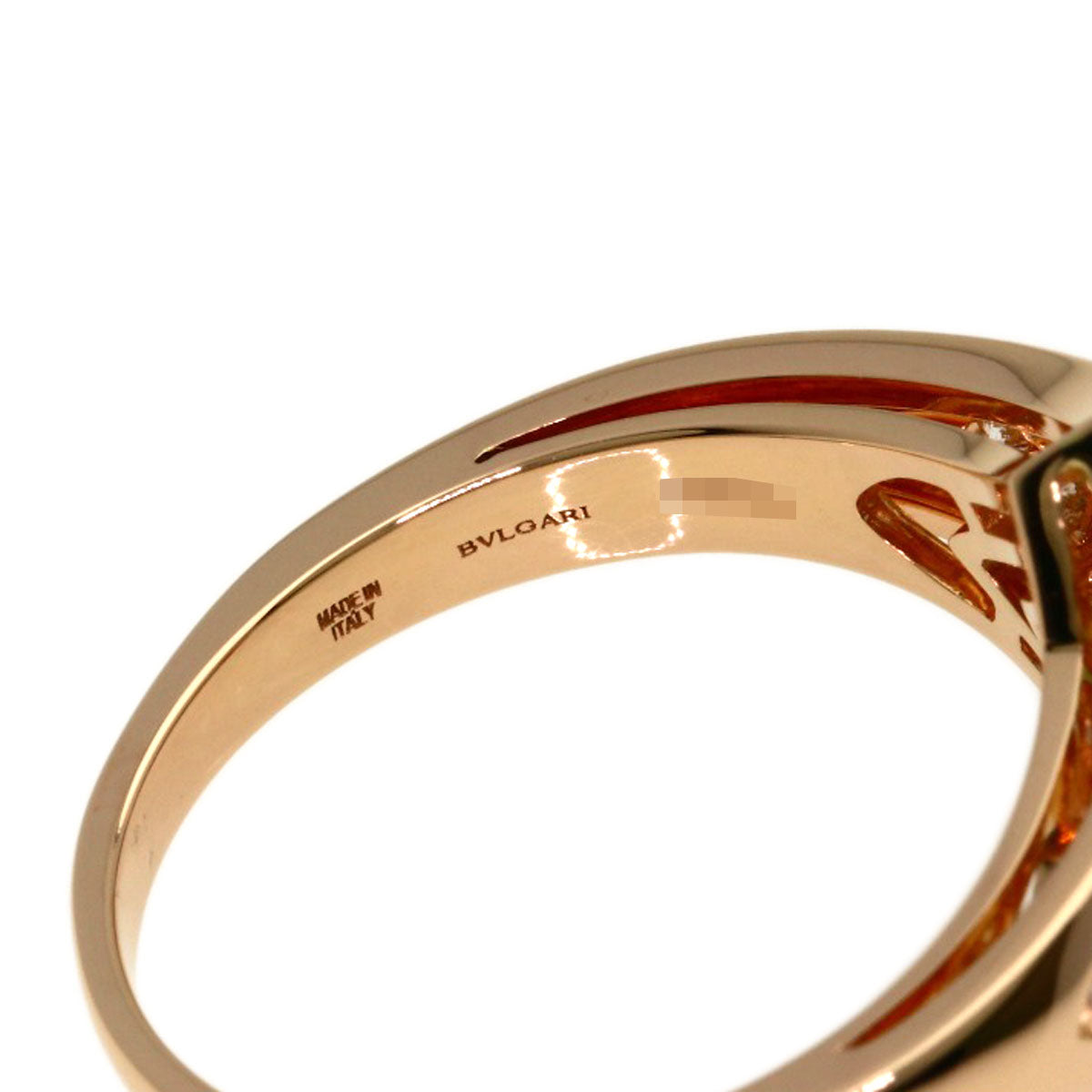 BVLGARI Diva Dream Tourmaline Diamond Ring K18 Pink Gold Ladies [Used]