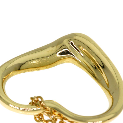 TIFFANY&Co. Open heart Necklace K18 Yellow Gold Ladies [Used]