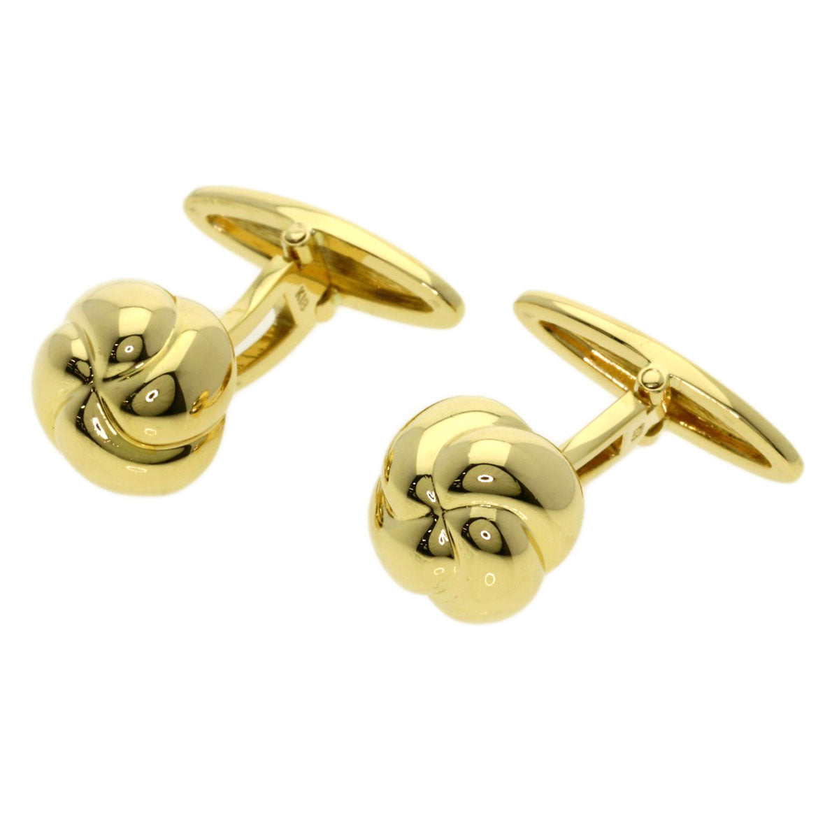 MIKIMOTO knot cuffs K18 Yellow Gold mens [Used]