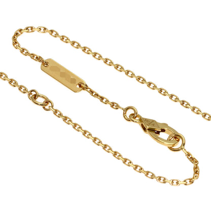 Van Cleef & Arpels Vintage Alhambra Shell Diamond Necklace K18 Yellow Gold Ladies [Used]