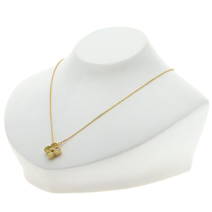 Van Cleef & Arpels Vintage Alhambra Shell Diamond Necklace K18 Yellow Gold Ladies [Used]