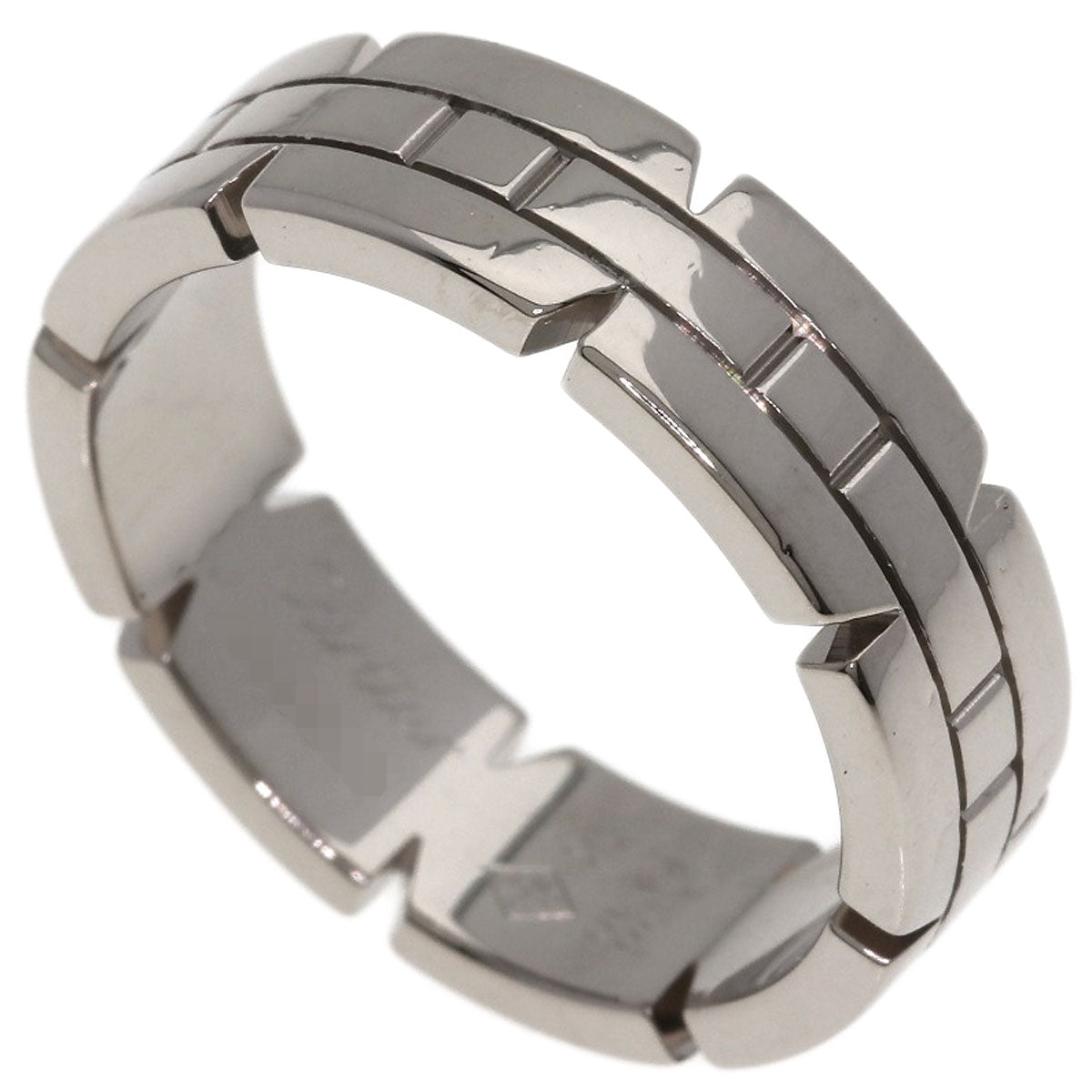 CARTIER Tank Francaise # 58 Ring K18 White Gold Ladies [Used]