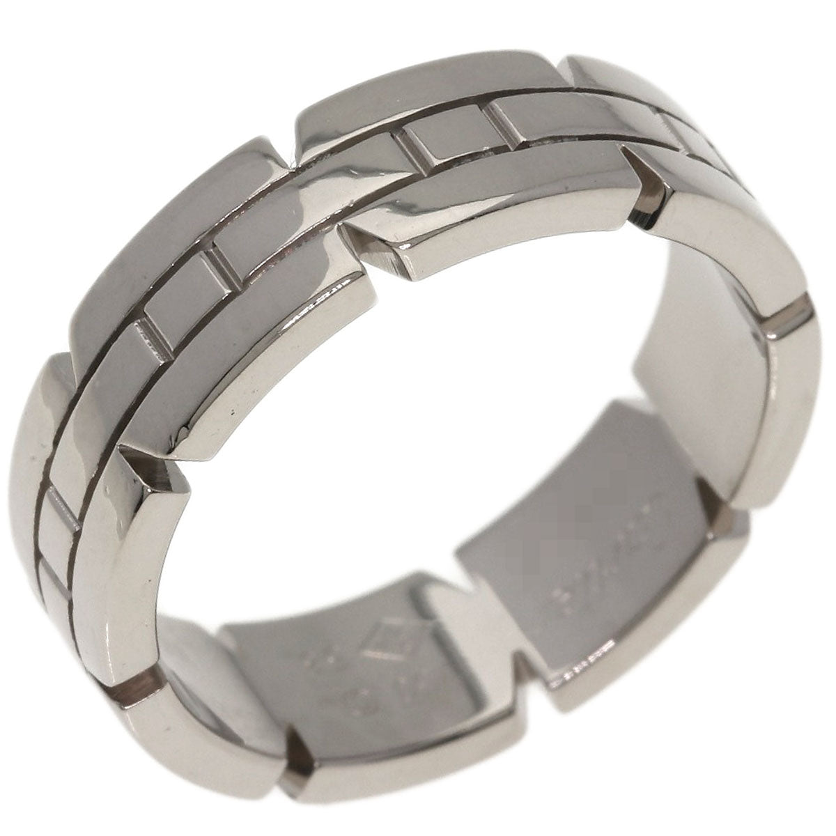 CARTIER Tank Francaise # 58 Ring K18 White Gold Ladies [Used]