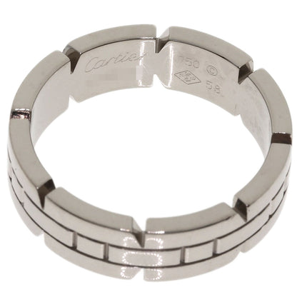 CARTIER Tank Francaise # 58 Ring K18 White Gold Ladies [Used]