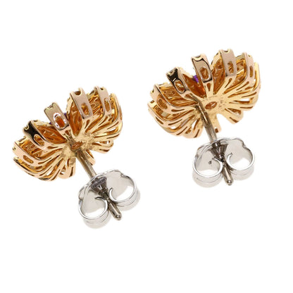Damiani Margherita Amethyst Diamond earring K18 Pink Gold K18 White GoldLadies [Used]