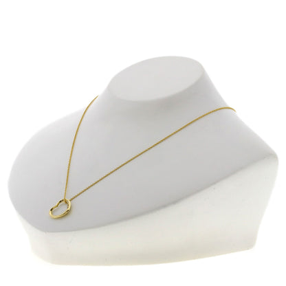 TIFFANY&Co. Open Heart Diamond Necklace K18 Yellow Gold Ladies [Used]