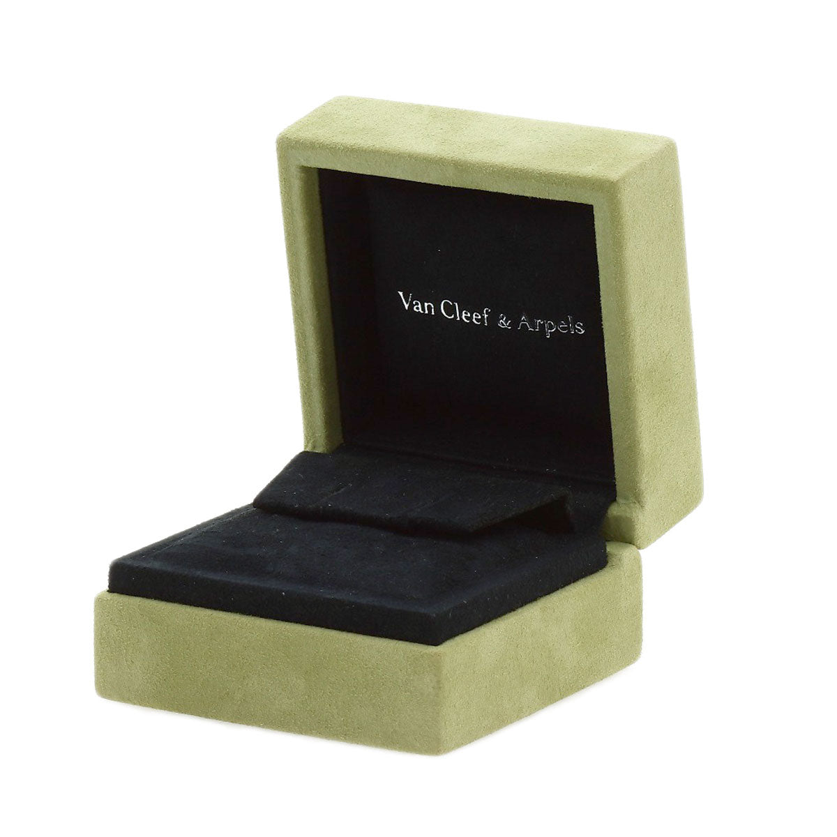 Van Cleef & Arpels Vintage Alhambra Malachite earring K18 Yellow Gold Ladies [Used]