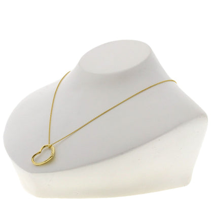 TIFFANY&Co. Open heart Necklace K18 Yellow Gold Ladies [Used]