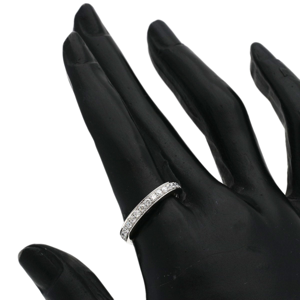 Gimel Diamond Ring Platinum PT950 Ladies [Used]