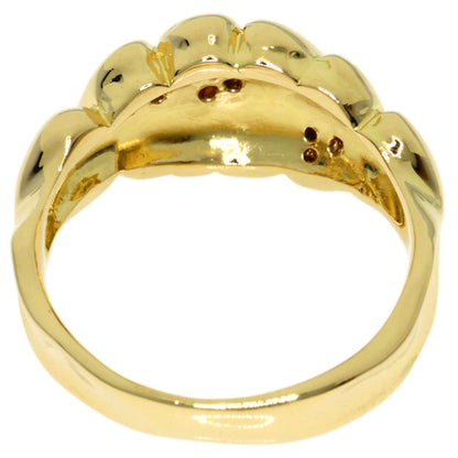YVES SAINT LAURENT Heart Diamond Ring K18 Yellow Gold Ladies [Used]